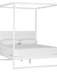 Strand Four Poster Bed | White Uniqwa Collections