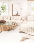 Hand-Carved Teak Root Coffee Table Uniqwa Collections