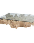 Hand-Carved Teak Root Coffee Table Uniqwa Collections