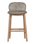 Trulli Barchair | Buffalo Leather | Earthy Grey Uniqwa Collections