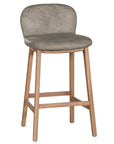 Trulli Barchair | Buffalo Leather | Earthy Grey Uniqwa Collections