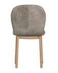 Trulli Dining Chair | Buffalo Leather | Earthy Grey Uniqwa Collections