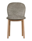 Trulli Dining Chair | Buffalo Leather | Earthy Grey Uniqwa Collections
