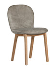Trulli Dining Chair | Buffalo Leather | Earthy Grey Uniqwa Collections