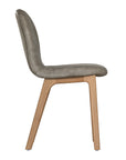 Trulli Dining Chair | Buffalo Leather | Earthy Grey Uniqwa Collections