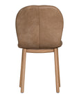 Trulli Dining Chair | Buffalo Leather | Mushroom Brown Uniqwa Collections