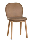 Trulli Dining Chair | Buffalo Leather | Mushroom Brown Uniqwa Collections