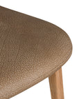 Trulli Dining Chair | Buffalo Leather | Mushroom Brown Uniqwa Collections