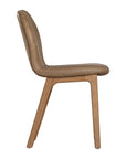 Trulli Dining Chair | Buffalo Leather | Mushroom Brown Uniqwa Collections