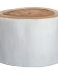 Trunk Side Table White Uniqwa Collections