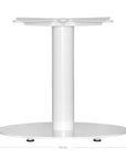 Jonson Table Top | Square | Teak Coffee Table Base | White Uniqwa Collections