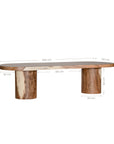Zimbabwe Dining Table | Oval Uniqwa Collections