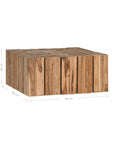 Hamali Block Coffee Table | Natural Uniqwa Collections