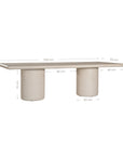 Mukalla Rectangluar Dining Table Uniqwa Collections