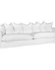 Singita Sofa | Four Seater Classic Stitching White Uniqwa Collections