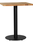 Casuarina Table Top | Square | Oak Dining Table Base | Black Uniqwa Collections