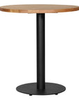 Casuarina Table Top | Round | Oak Dining Table Base | Black Uniqwa Collections