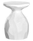 Mokolo Stool | White Resin Uniqwa Collections