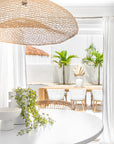 Tula Dining Chair | Polyrattan | White Uniqwa Collections