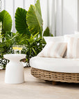 Akoni Side Table | Large | Resin Uniqwa Collections
