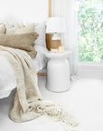Akoni Side Table | Large | Resin Uniqwa Collections