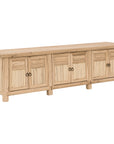 Bamboo Entertainment Unit | Six Door | Blonde Designed by Charl van Heerden