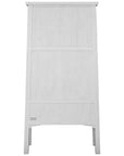 Bamboo Tall Cabinet | White Uniqwa Collections