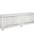 Bulu Four Door Entertainment Unit | White Uniqwa Collections