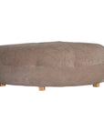 Crosby Ottoman | Crème Corduroy Uniqwa Collections