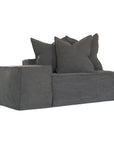 Hendrix Modular Sofa | Low Rider Arm | Replacement Slipcover Charcoal Low Rider One Seater Left Hand Arm Uniqwa Collections