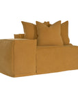 Hendrix Modular Sofa | Low Rider Arm | Replacement Slipcover Ochre Low Rider One Seater Left Hand Arm Uniqwa Collections