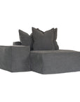 Hendrix Modular Sofa | Low Rider Arm | Chaise Left Module Uniqwa Collections