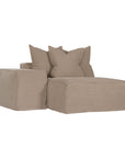 Hendrix Modular Sofa | Low Rider Arm | Chaise Left Module Uniqwa Collections