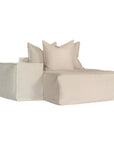 Hendrix Modular Sofa | Low Rider Arm | Chaise Left Module Uniqwa Collections