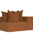 Hendrix Modular Sofa | Low Rider Arm | Replacement Slipcover Clay Low Rider One Seater Right Hand Arm Uniqwa Collections