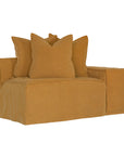 Hendrix Modular Sofa | Low Rider Arm | Replacement Slipcover Ochre Low Rider One Seater Right Hand Arm Uniqwa Collections