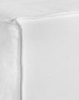 Hendrix Modular Sofa | Corner Module White Classic Stitching Uniqwa Collections