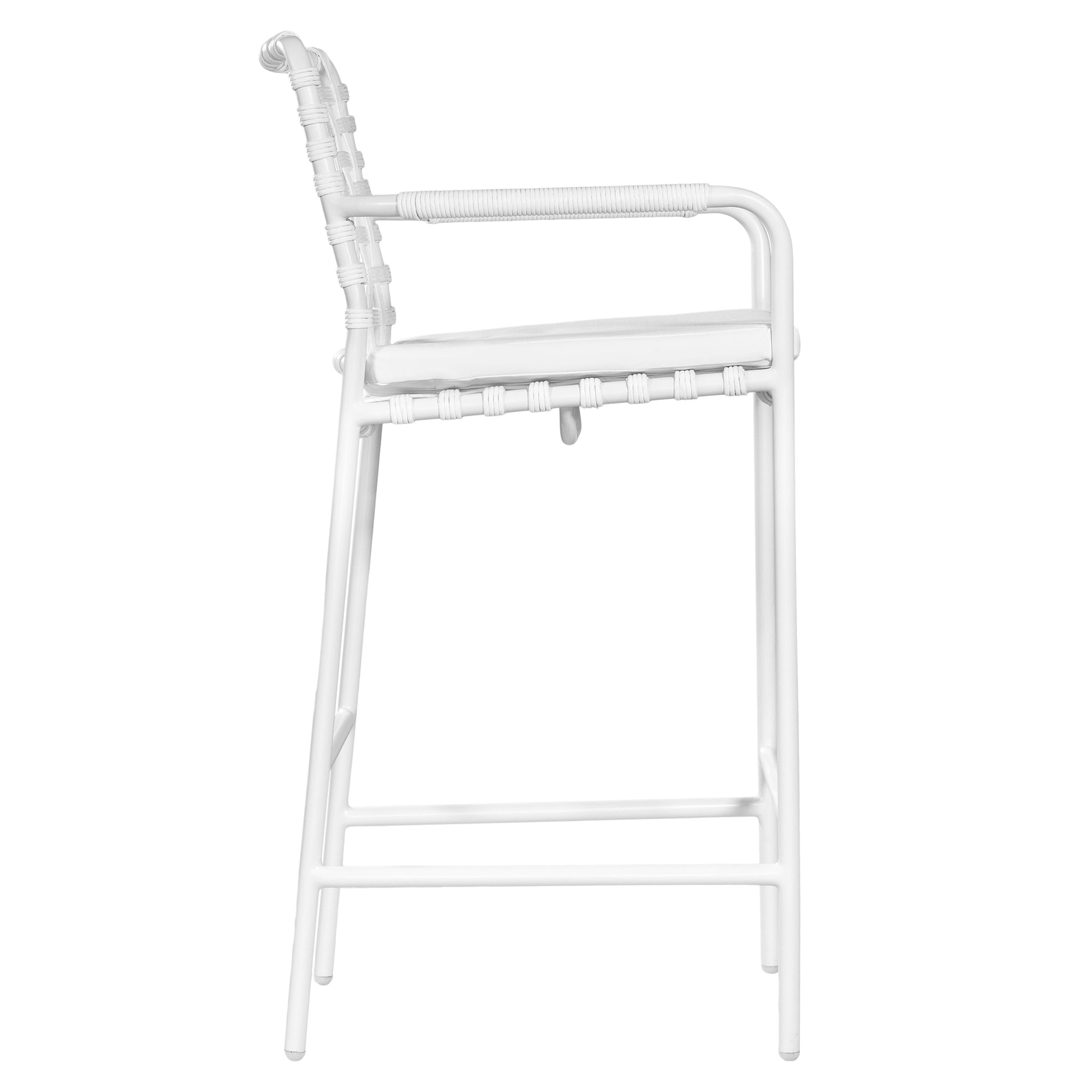 Inanda Barchair | White Uniqwa Collections