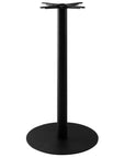 Palm Beach Table Top | Round Bar Table Base | Black Uniqwa Collections