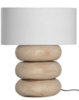 Rundu Table Lamp White Natural Uniqwa Collections