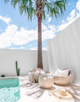 Santorini Side Table | Eucalyptus Uniqwa Collections