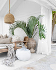 Santorini Side Table | White Uniqwa Collections