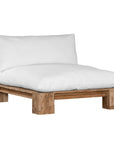 Simbah Sofa Cover Chaise | Luxury White Uniqwa x Lauren Eloise