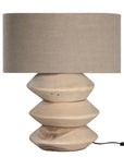 Stacks Table Lamp Oatmeal Uniqwa Collections