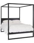 Strand Four Poster Bed | Black Uniqwa Collections