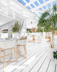 Tula Barchair | Polyrattan | White Uniqwa Collections