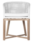 Tula Dining Chair | Polyrattan | White Uniqwa Collections
