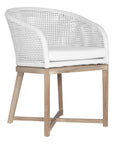 Tula Dining Chair | Polyrattan | White Uniqwa Collections