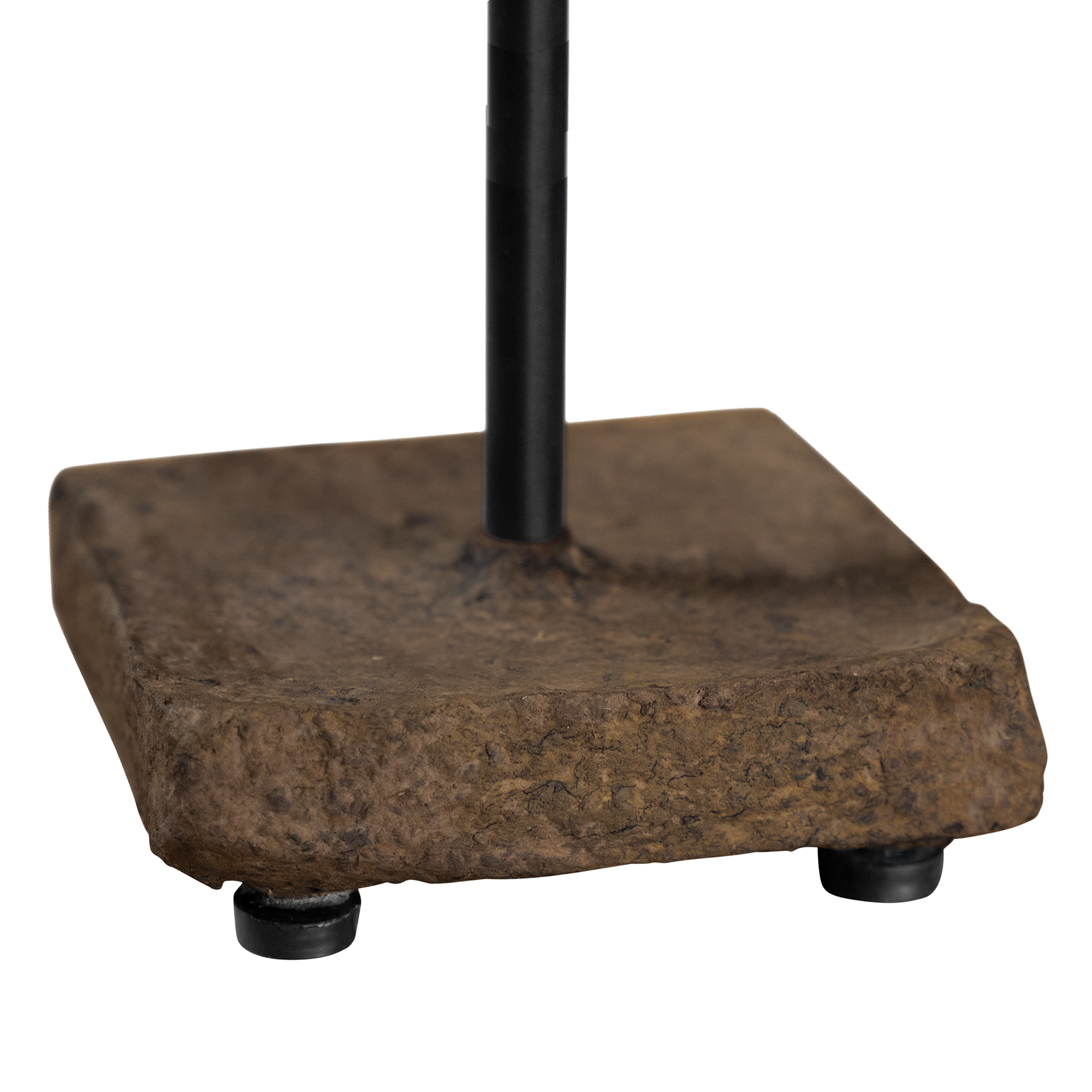 Bhodi Sculptural Composite Table Lamp | Dark Roast
