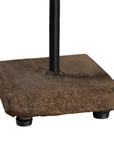 Bhodi Sculptural Composite Table Lamp | Dark Roast